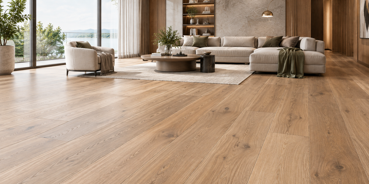 Engineered flooring interior