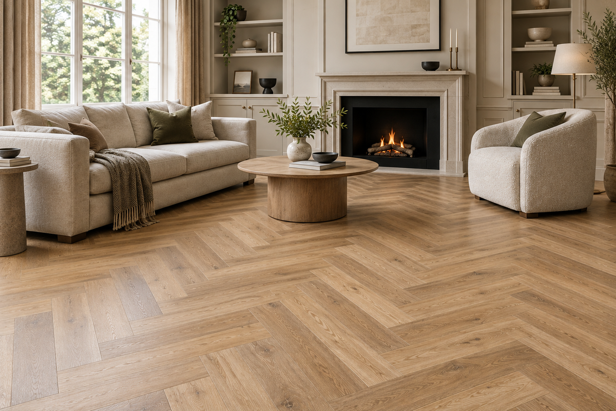 Engineered flooring interior