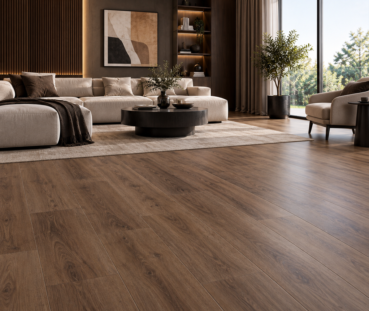 Engineered wood flooring boards and oak flooring