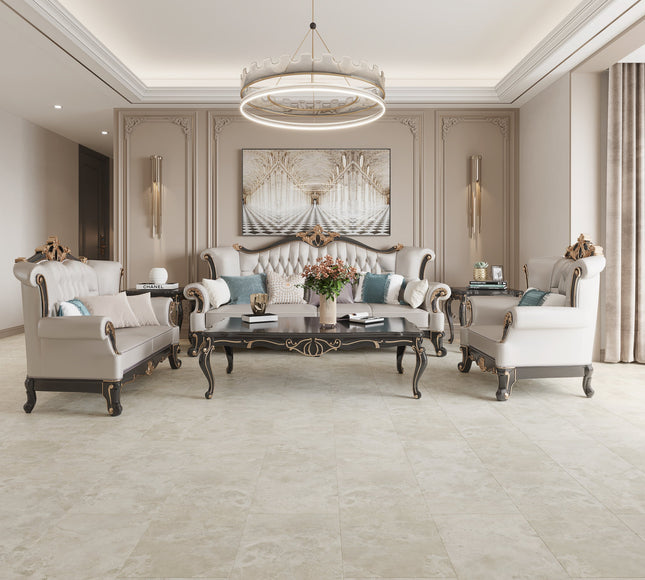 SPC Tile Effect – Graphite Black – Bold Stone Look with Built-in Underlay | Pukka Flooring