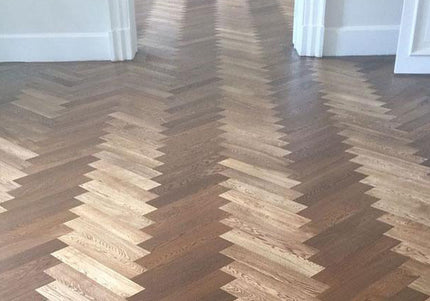 Unfinished Oak Wide Parquet Engineered Flooring | Pukka Flooring