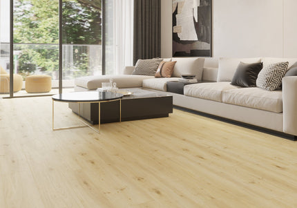 Light Ivory Oak SPC Click LVT Flooring - Pukka Flooring