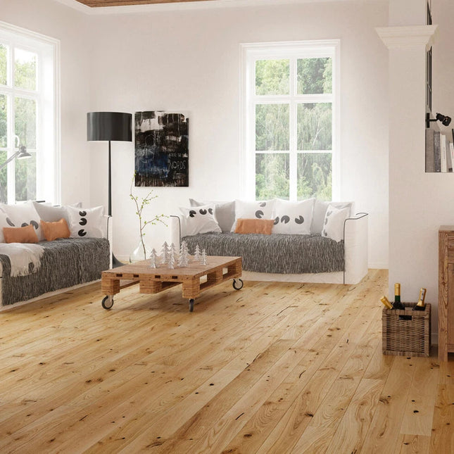 Natural Oak Brushed Matt Lacquered Rustic
