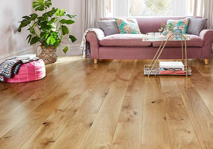 Brushed Brown Wax Oiled Oak Flooring | Pukka Flooring