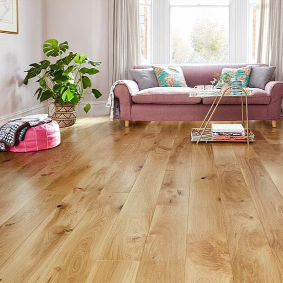 Brushed Brown Wax Oiled Oak Flooring | Pukka Flooring