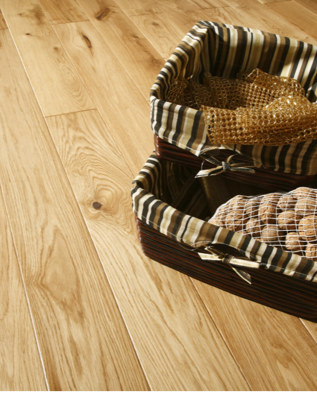 Pukka Flooring Oak Engineered Wood – Canyon Oak Brushed & Matt Lacquered 14 x 180mm Long European Engineered Oak 4V Bevel