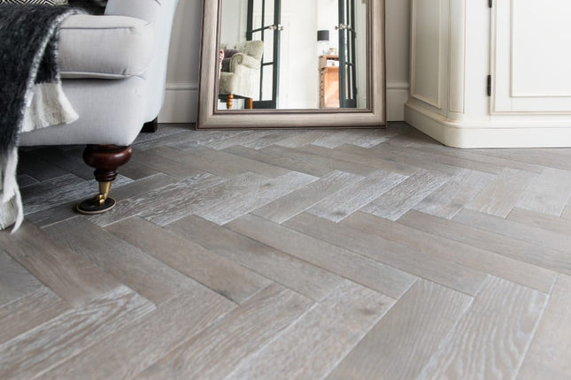 Grey Herringbone 15mm x 120mm x 600mm