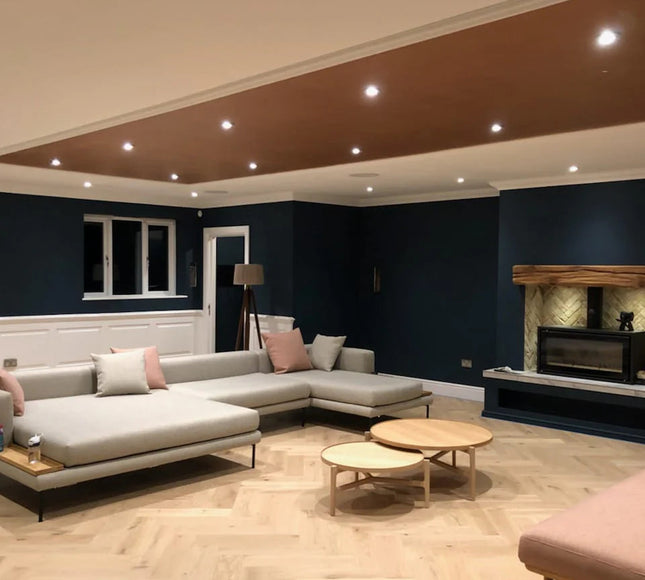 Herringbone Engineered Wood Flooring – Oak, Invisible Finish Lac Classic Grade – DIY Box Flooring | Pukka Flooring 