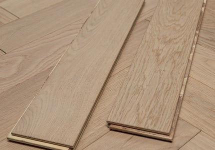 AB Invisible Lacquered Engineered Oak Herringbone Flooring | Pukka Flooring