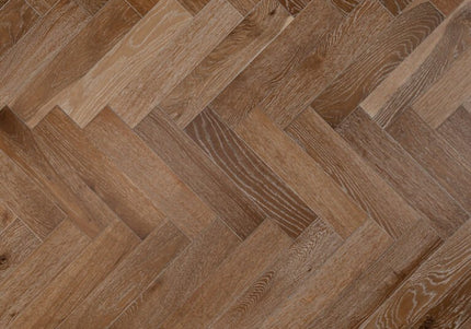White (B&O) Engineered Herringbone Flooring - Pukka Flooring