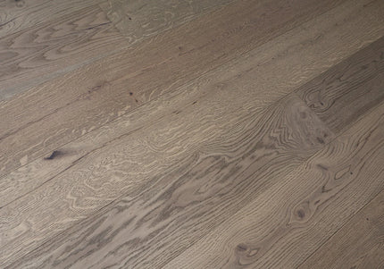 Fennes Smoke Engineered Wood Flooring (15/4mm x 242 x 2350mm, Wide Plank, Italy Made)