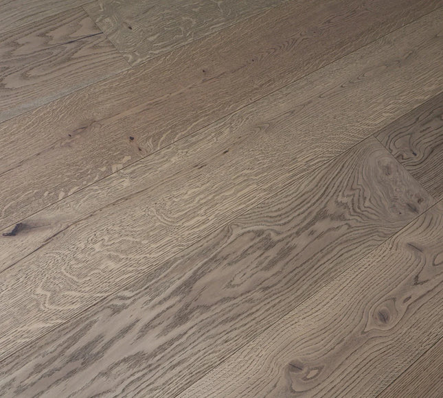 Fennes Smoke Engineered Wood Flooring (15/4mm x 242 x 2350mm, Wide Plank, Italy Made)