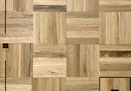 Large Square Weaves Parquet Flooring | Pukka Flooring