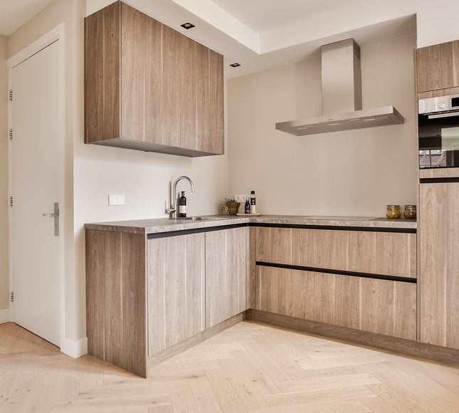 Raw Oak Brushed Lacquered Parquet Flooring | Pukka Flooring