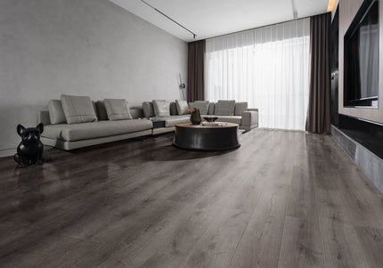 Midnight Grey Plank Laminate Flooring – Pukka Flooring