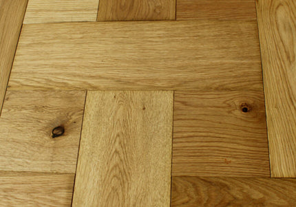Natural Oak Square Weaves Parquet | Pukka Flooring