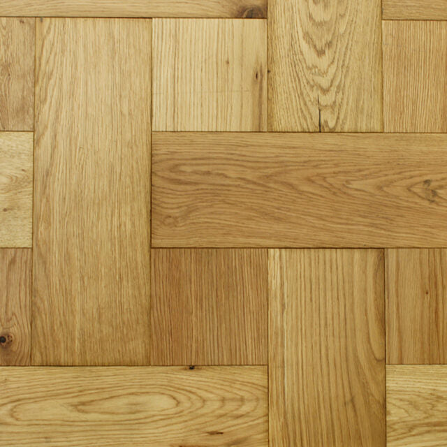 Natural Oak Square Weaves Parquet | Pukka Flooring