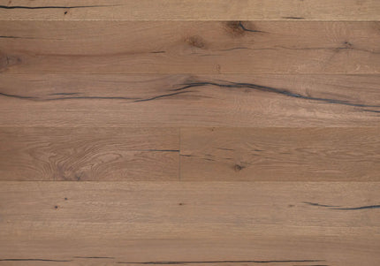 Distressed Brushed Antique Brown Engineered Wood Flooring | Pukka Flooring