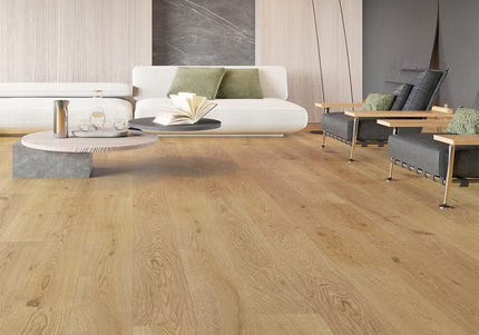 Pukka Flooring Engineered Oak Flooring – 20 x 191mm Engineered Oak – Natural Oak Brushed & UV Oiled