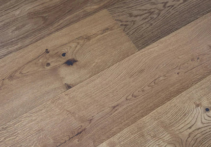 Smoked Brushed Oiled Engineered Oak Flooring | Pukka Flooring