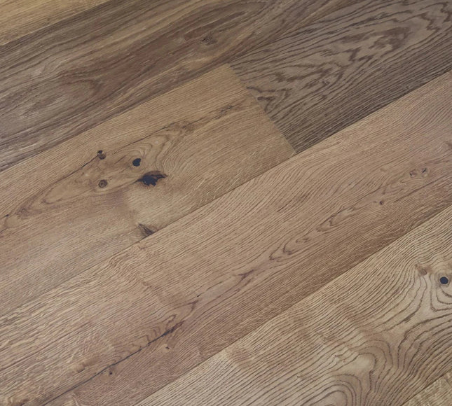 Smoked Brushed Oiled Engineered Oak Flooring | Pukka Flooring