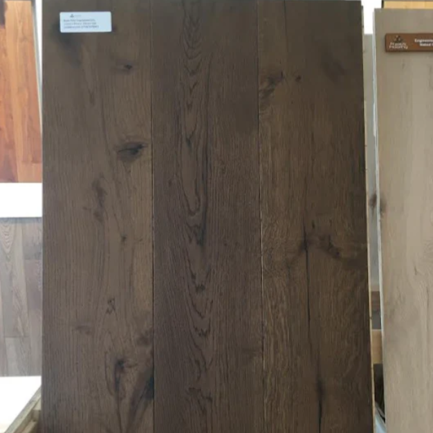 Black Pearl Brushed UV Oiled Oak Flooring | Pukka Flooring