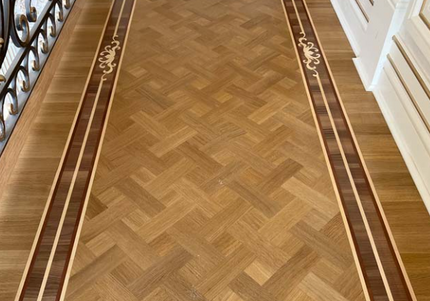 Wide Natural Basket Weave