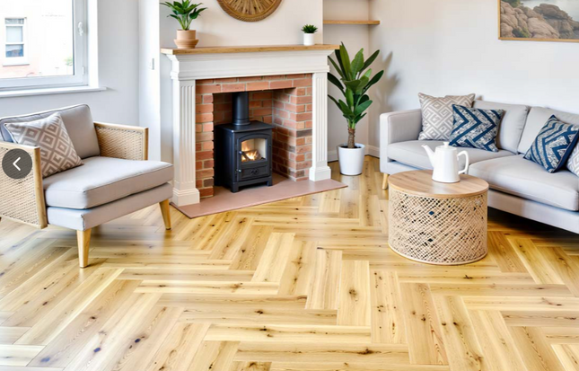 12 x 150mm Clic Engineered Herringbone