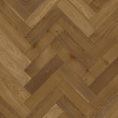 Pukka Flooring Engineered Oak Flooring – 12 x 150mm Click Engineered Oak Herringbone – Harvest Oak Brushed & Matt Lacquered