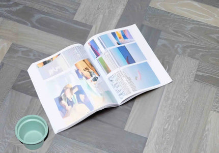 Smoked Grey Herringbone Oak Engineered Wood Flooring | Pukka Flooring