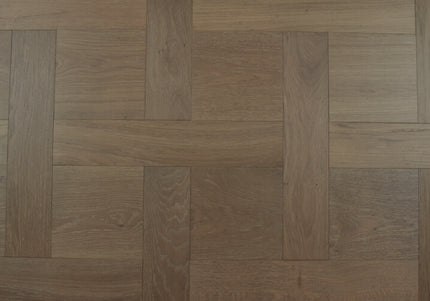 Natural Oak Basket Weave Square