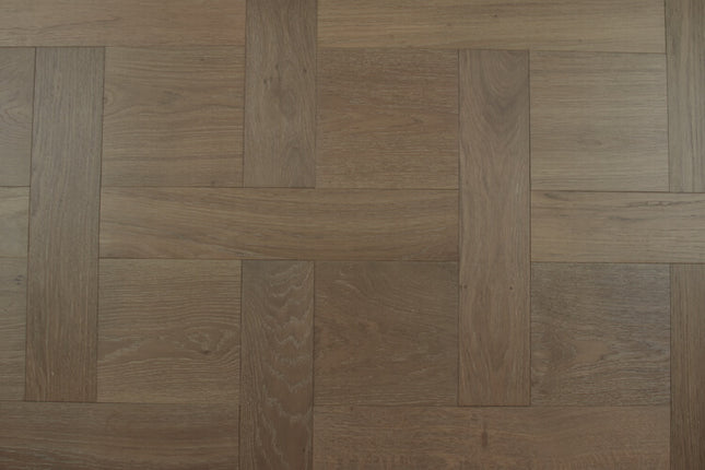 Natural Oak Basket Weave Square
