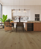 Pukka Flooring Engineered Oak Flooring – 12 x 190mm Click Engineered Oak – Blonde Oak Brushed & Matt Lacquered
