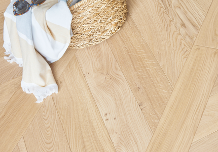 Invisible Lac Chevron Engineered Wood Flooring | Pukka Flooring
