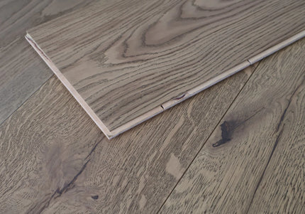 Fennes Smoke Engineered Wood Flooring (15/4mm x 242 x 2350mm, Wide Plank, Italy Made)