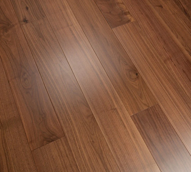 Walnut Natural UV Lacquered Engineered Wood Flooring (14/3mm x 190 x 1900mm, Prime Grade)