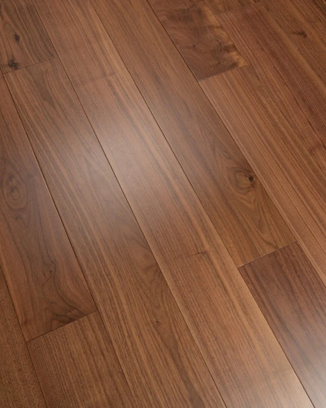 Walnut Natural UV Lacquered Engineered Wood Flooring (14/3mm x 190 x 1900mm, Prime Grade)