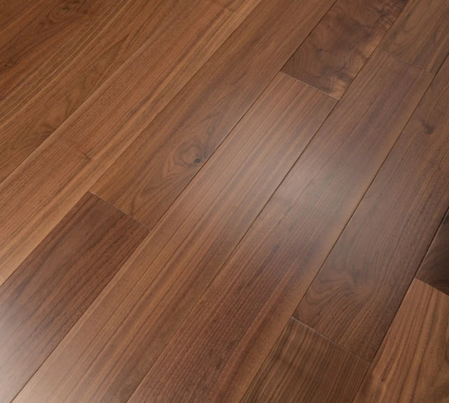 Walnut Natural UV Lacquered Engineered Wood Flooring (14/3mm x 190 x 1900mm, Prime Grade)