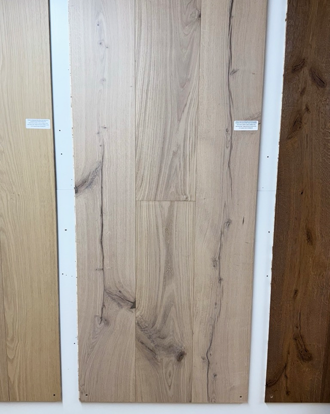 Raw Oak Brushed UV Lacquered T&G Oak Flooring  (Pukka flooring )