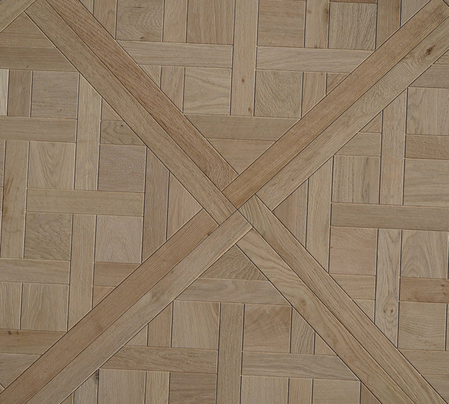 Engineered Wood Versailles Panels – Classic Grade, Brushed Invisible Lac 15mm x 600mm x 600mm | Pukka Flooring