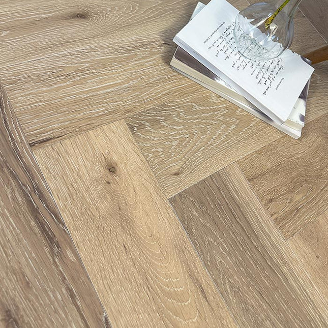 White Washed UV Oiled Parquet Flooring | Pukka Flooring