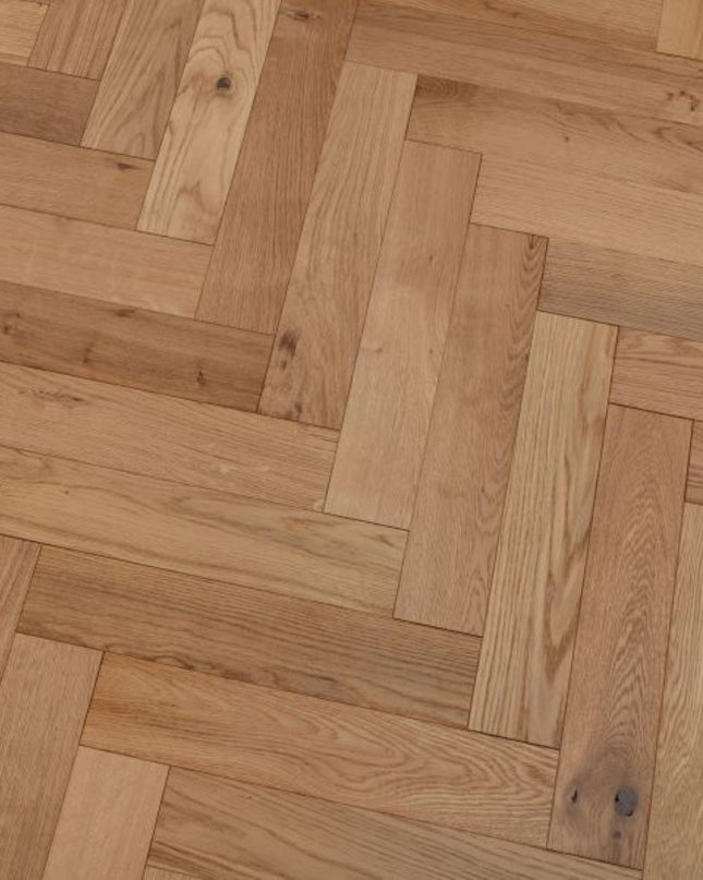 Brushed UV Oiled Herringbone Oak Engineered Wood Flooring | Pukka Flooring
