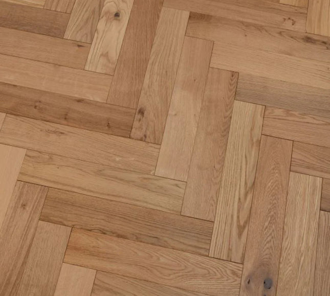 Raw Oak Brushed Engineered Wood Flooring ABC T&G | Pukka Flooring