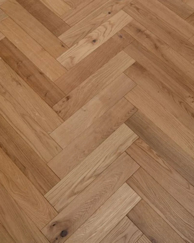 Raw Oak Brushed Engineered Wood Flooring ABC T&G | Pukka Flooring