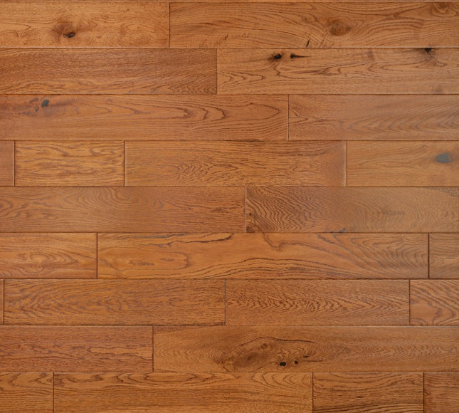 Golden Handscraped Oak Engineered Flooring | Pukka Flooring