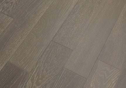 Brushed Matt Lac Plantation Grey Engineered Oak Flooring | Pukka Flooring