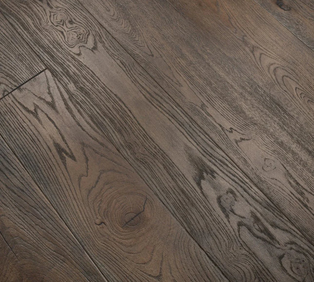 Distressed Black Oiled Engineered Wood Flooring | Pukka Flooring