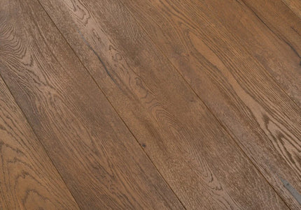 Distressed Golden Light Brown Engineered Wood Flooring | Pukka Flooring