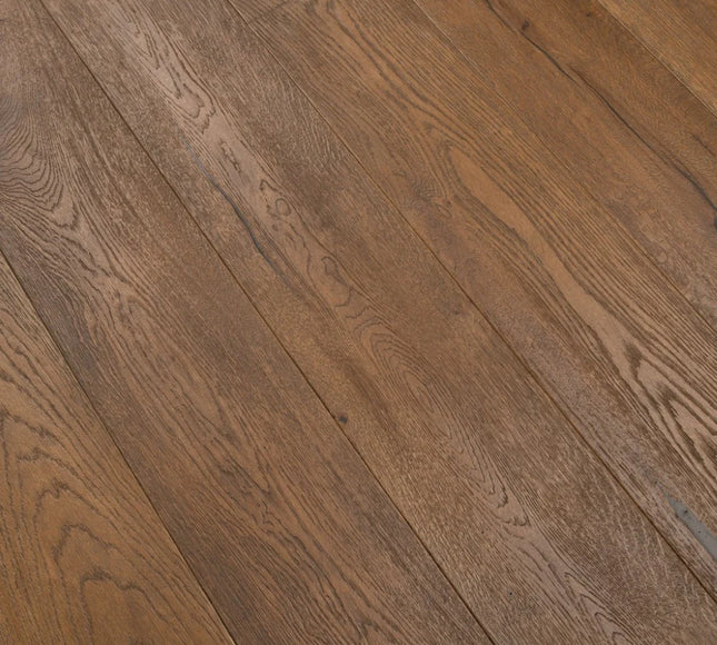Distressed Golden Light Brown Engineered Wood Flooring | Pukka Flooring
