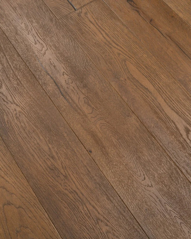 Distressed Golden Light Brown Engineered Wood Flooring | Pukka Flooring